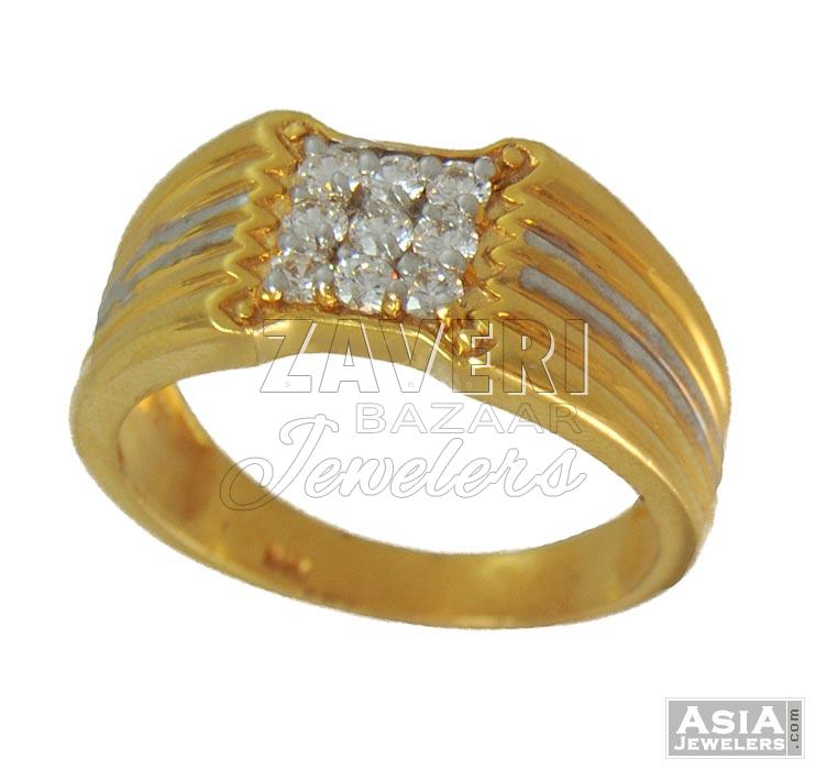 22k Gold Fancy Mens Ring