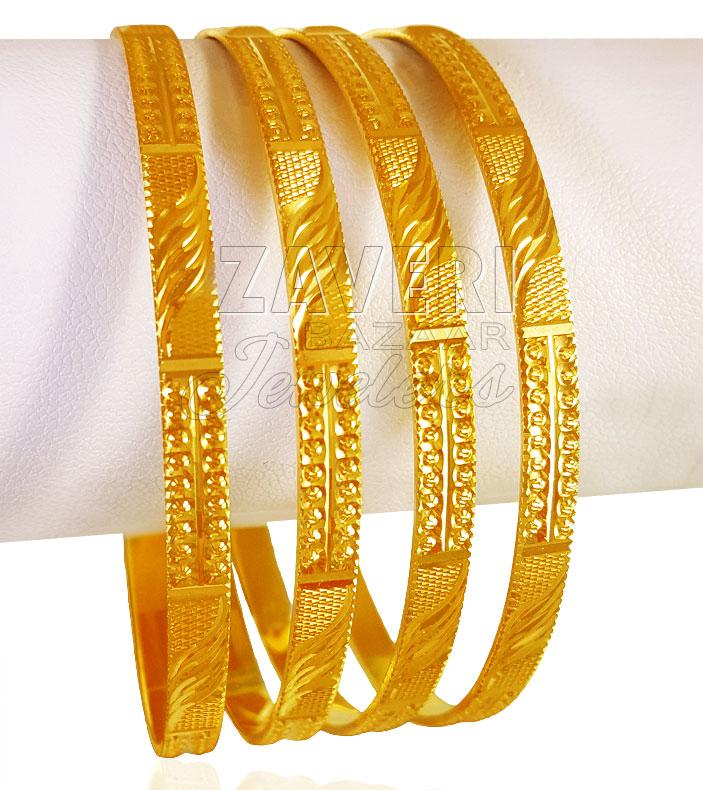 Machine hot sale gold bangles