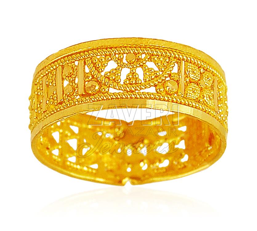 22K Gold Ladies Band