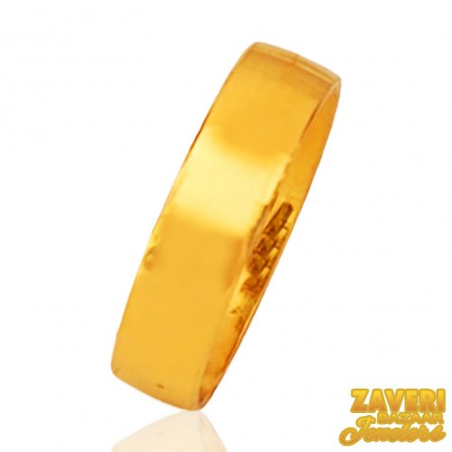 22KT Gold Mens Wedding Band 