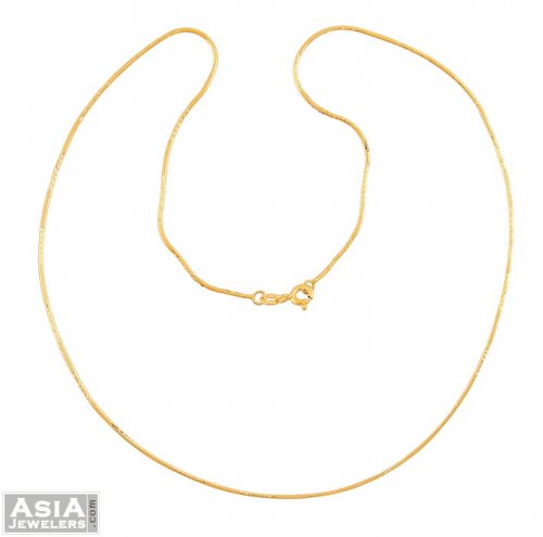 Gold simple chain 
