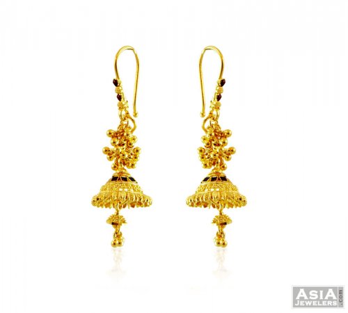 MANVEER LATEST 1 Gram Gold Essential Earrings & Studs Bali Round Pendants &  Lockets Tops Top