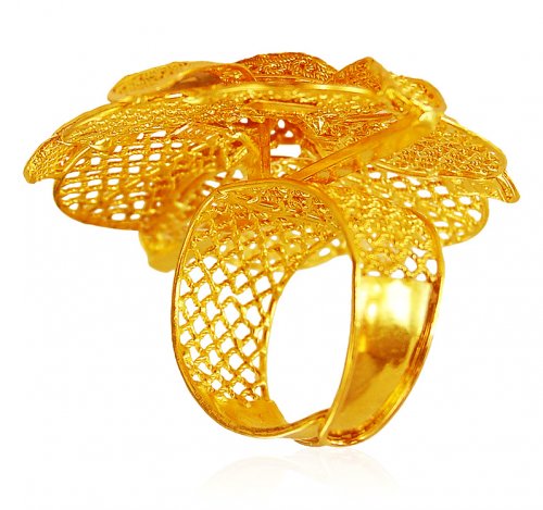 22K Gold Adjustable Ladies Ring  