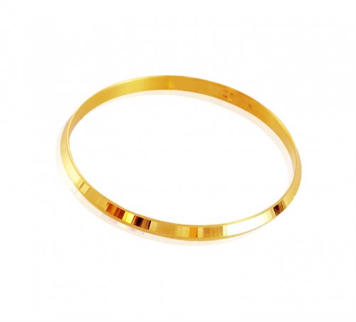 Baby Punjabi Gold Kada (1 pc) - AjBa59524 - 22K Gold baby Punjabi Kada ...