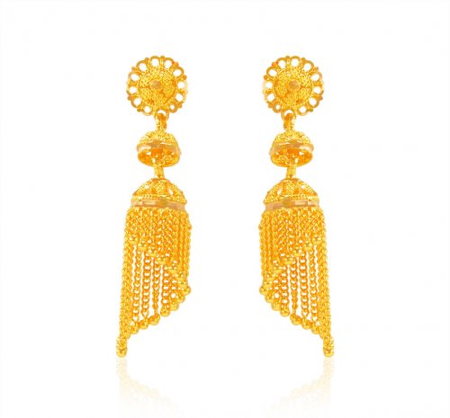 22karat Gold Earrings For Ladies 