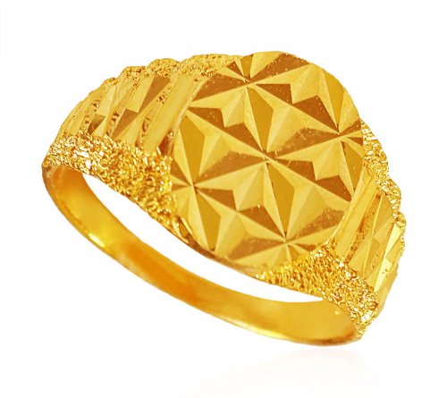 22karat Gold Fancy Ring for Men 