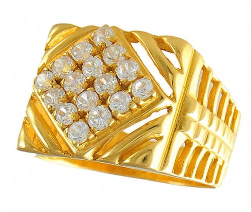 22K Men Signity Ring 