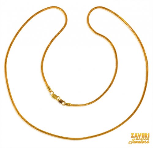 22Kt Yellow Gold Chain  
