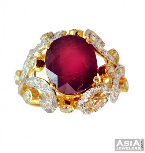 Royal 22k Ruby Studded Ring 22k 