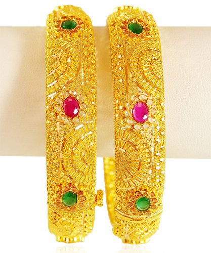 22 Karat Gold Kada (PAIR) 
