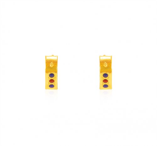 22KT Gold Clip On Earrings 
