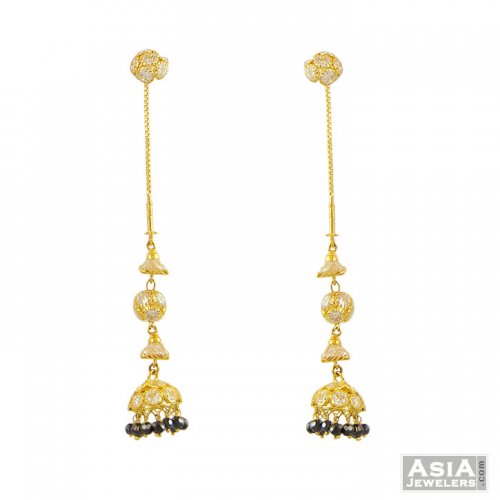 Shop Gold Plated Earrings Online | Jadau Jhumka Danglers | Big Jhumka-tmf.edu.vn