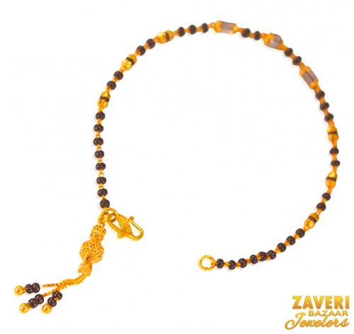 22 Karat Gold Beads Bracelet 