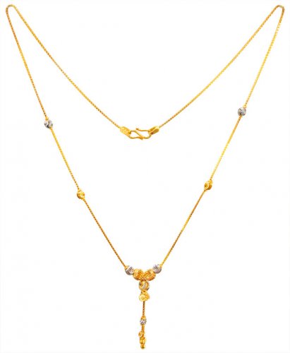22K Gold Two Tone Chain 