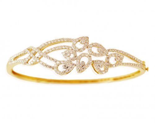 18 Kt Gold Diamond Bracelet 