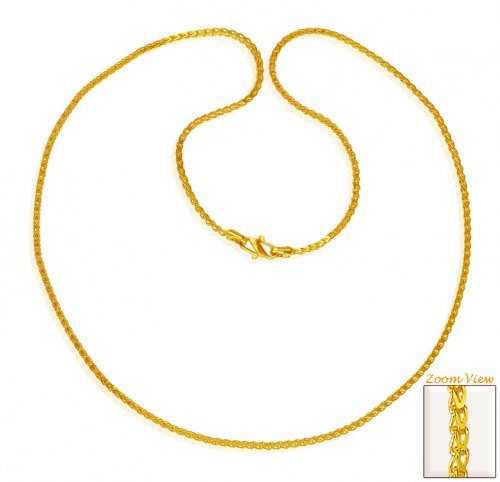 22 Karat Gold Chain (18 In) 