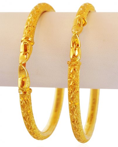 Hollow bangles clearance gold