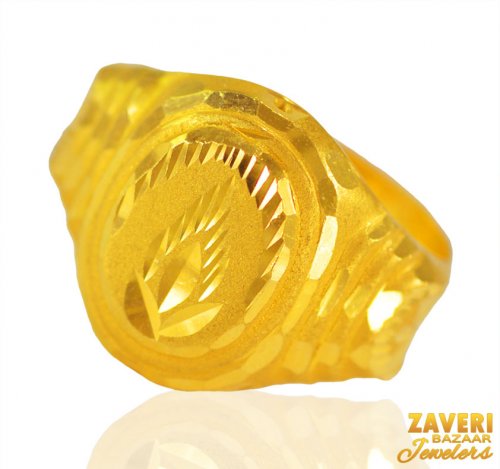 22Kt Gold Mens Ring 