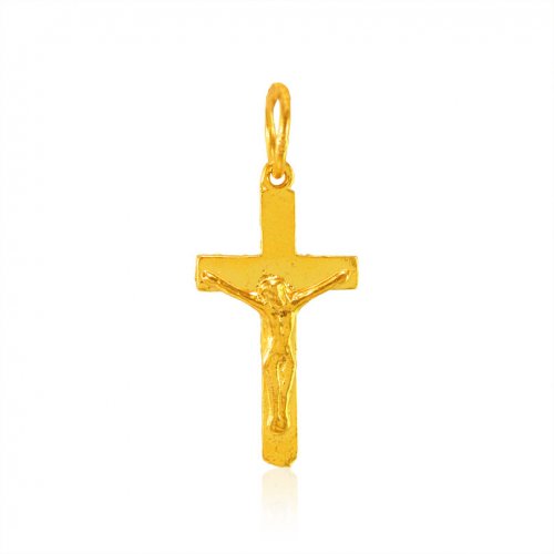 22 Karat Gold Cross Pendant 