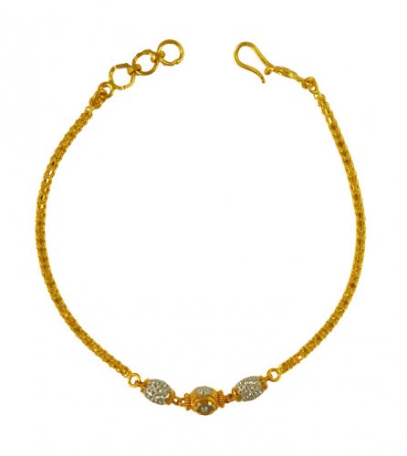 22Kt Gold Balls Bracelet For Ladies 