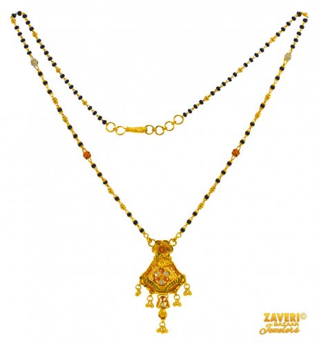 22KT Gold Traditional Mangalsutra 