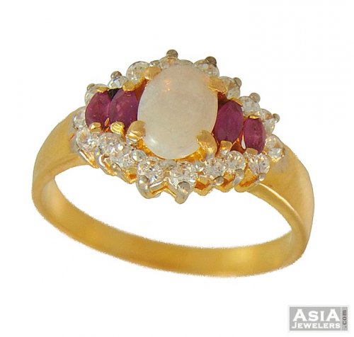 Exclusive Ruby Ring (22K Gold) 
