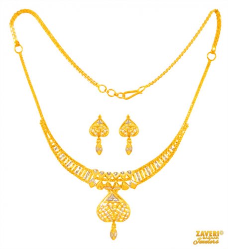 Fancy Necklace Set (22 Karat) 