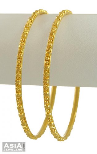 22K Indian Filigree Bangles 