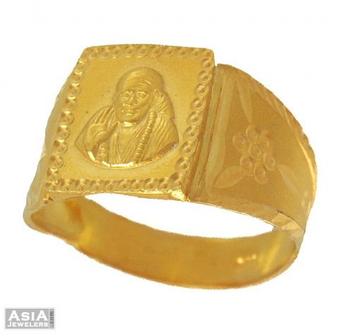 22kt Gold Religious Ring 