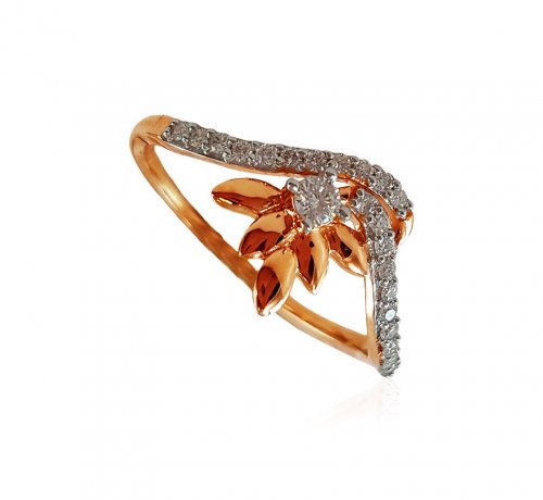 18Karat Rose Gold Diamond ring 