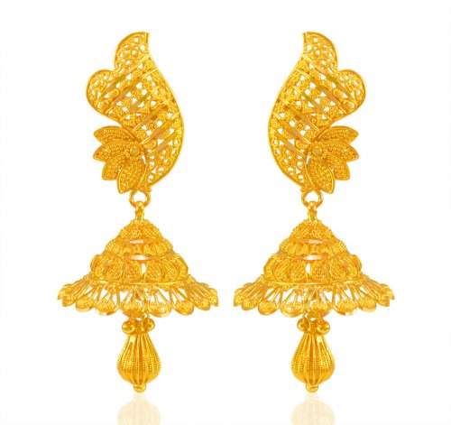 22KT Gold Fancy Earrings 