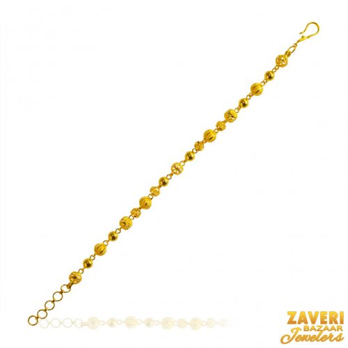 22K Gold Balls Bracelet 