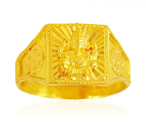 22kt Gold Mens Ring 