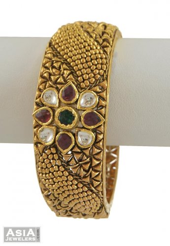 gold antique kada designs