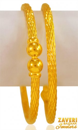 22k Gold bangles(2 pcs) 