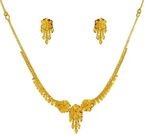 22 Karat Gold Necklace Set 