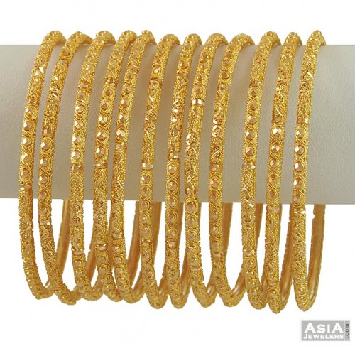 12 bangles set gold with price