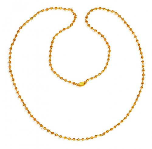 22 Kt Gold 24 In Chain 