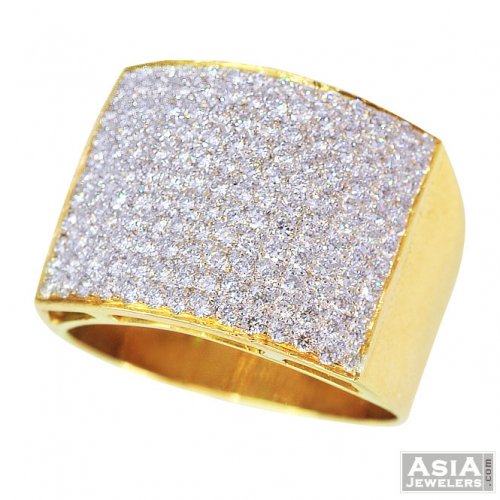 Exquisite Designer Diamond Ring 18K 
