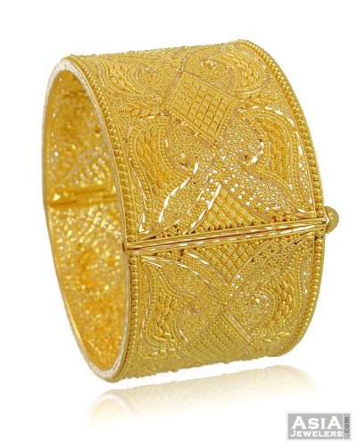 22k Gold Wide Kada (1 pc) 