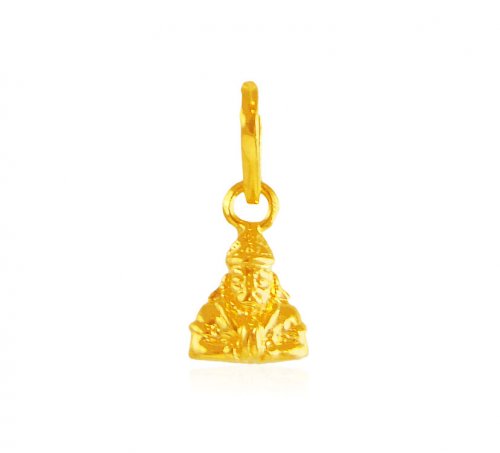22 Karat Gold Hanuman Jee Pendant 