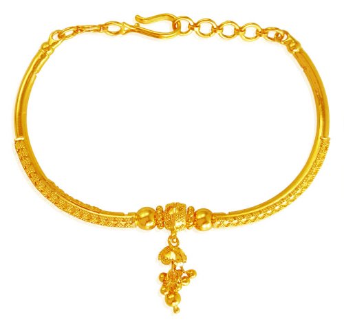 22Kt Gold Half Bangle Bracelet 