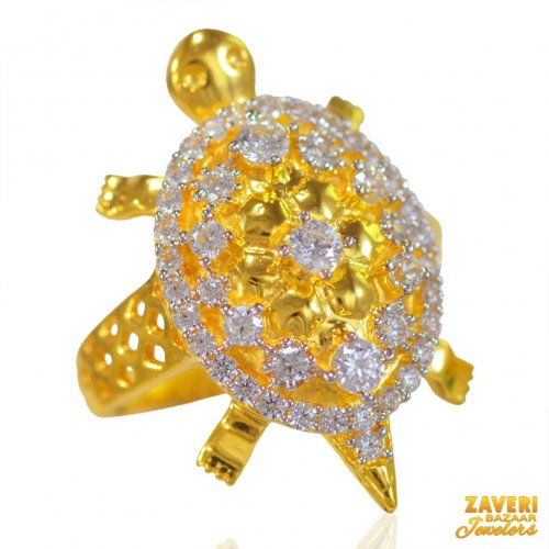 22 Kt Gold Tortoise Ring 