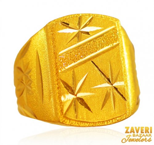 22 Karatt Gold Mens Ring 