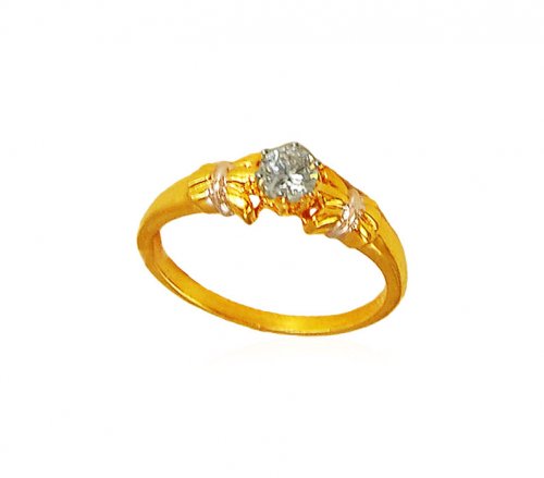 Solitaire Ring 22k  