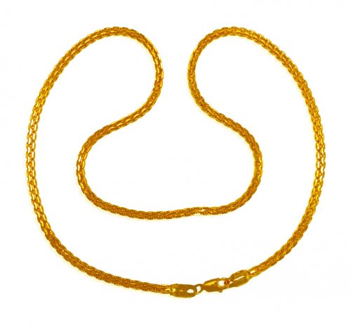 22 kt Gold long chain 