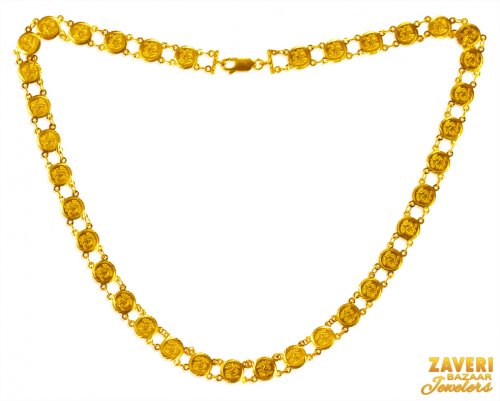22 Karat Gold Gold Coins Chain 