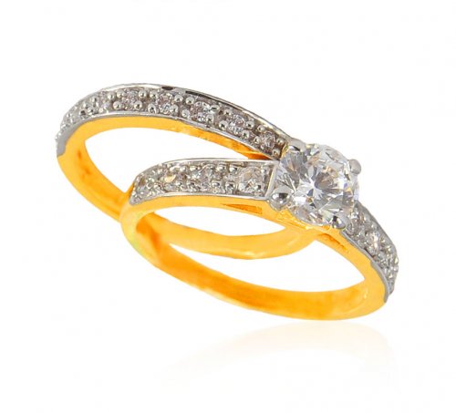 22Karat Gold Wedding Ring with Band 