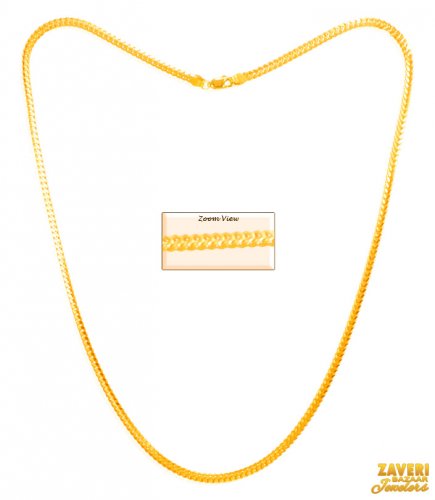 22Kt Gold Fancy Chain for Mens 