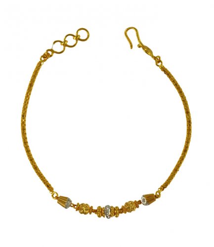 22 Kt Gold Bracelet For Ladies 